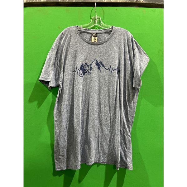 Men’s Gray Short-Sleeve T-Shirt – River Wear 2XL