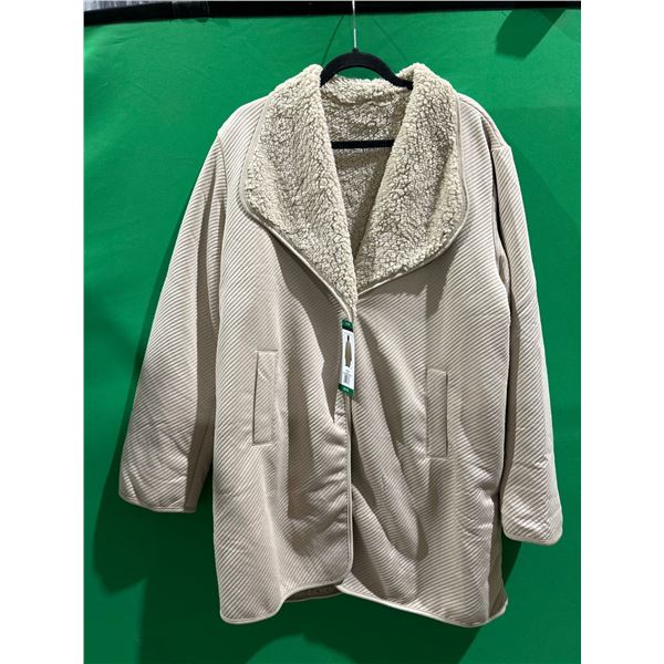 Weatherproof Women’s Coat XL With Faux Sherpa Collar