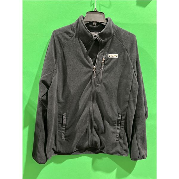 Auclair Medium Zip-Up Fleece Jacket, Black – Medium