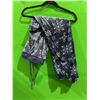 Image 1 : Nautica Blue Floral Pattern Pants with Drawstrings, Size S
