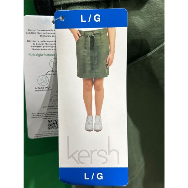 Kersh Women’s Green Skirt, Size L/G