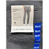 Image 2 : Calvin Klein Jeans Straight Fit High Stretch Denim 36×30
