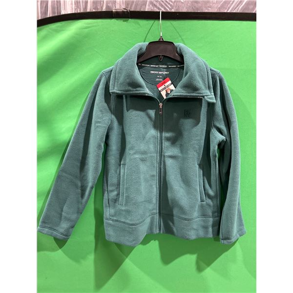 DKNY Sport Fleece Jacket, Women’s Medium, Teal