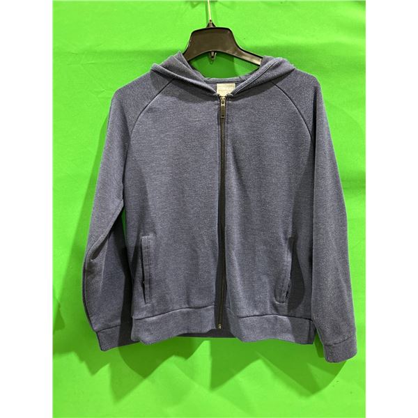 32 Degrees Heat Men’s Full-Zip Hooded Jacket in Blue, Size L