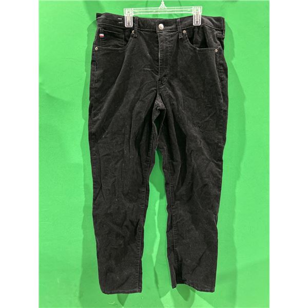 Tommy Hilfiger Women’s Black Corduroy Pants, Size 12,