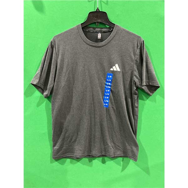 Adidas Men’s Performance T-Shirt – Size Large (L/G), Gray