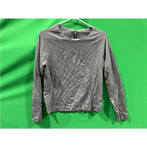 Mondetta Long-Sleeve Gray Knit Top Size L/G
