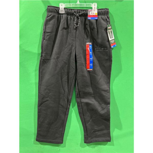 Kirkland Signature Unisex Logo Pant, Size L/G, Black