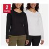 Image 1 : SMALL Banana Republic 2-Pack Long Sleeve Rib T-Shirt
