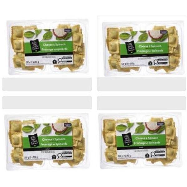 4x530g  Your Fresh Market Cheese and Spinach Ravioli Packs