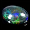 Image 1 : 8.81 ct Certified Black Opal gemstone ($6,607 Appraisal)