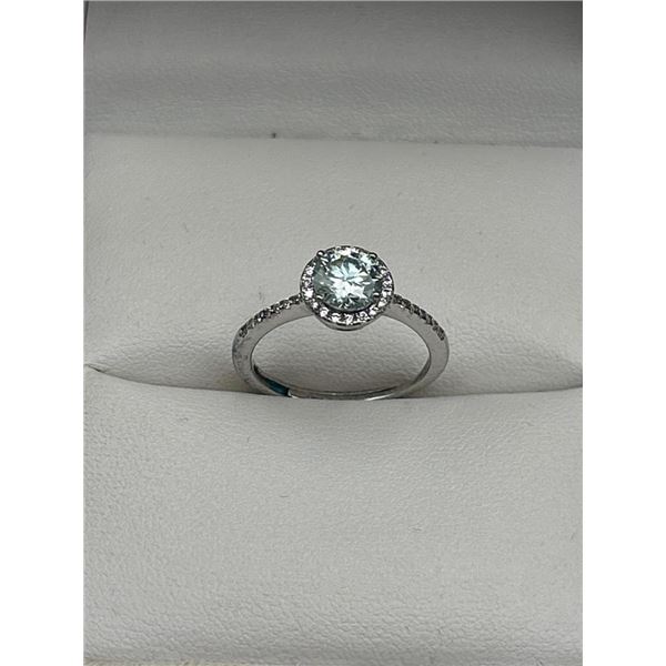 $1100 APPRAISED 1.00 CARAT BRILLIANT CUT HALO RING