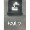 Image 4 : Jeulia Size 7.5 US Ring 4.3 Carat Butterfly Ring 925 Sterling Silvers Crystal Ring Topaz Rings