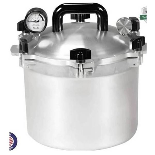 All American Model 910 Heavy Cast Aluminum Pressure Canner/Cooker, 10.5 Quart