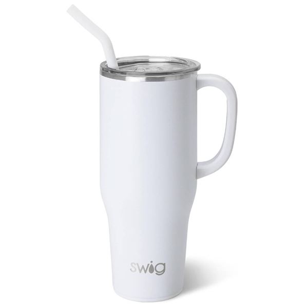 Swig Life 40oz Insulated Stainless Steel Mega Mug with Straw