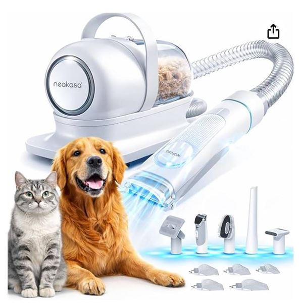 Neakasa P1 Pro Pet Grooming Kit and Vacuum with Clipper Tools