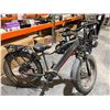 Image 2 : Electric Fat Tire Bike With Rear Rack and Dual Suspension SOLD AS IS NO CHARGER