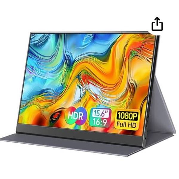 ForHelp 15.6-Inch Portable Monitor F15BMP With Full HD Display