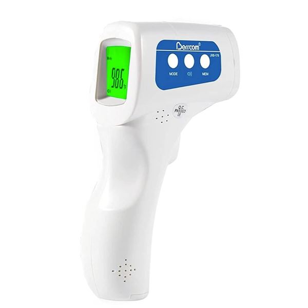 Berrcom Forehead Thermometer for Adults and Kids Non Contact Digital Infrared Thermometers with Feve