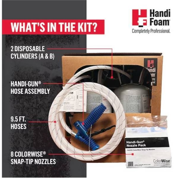 HandiFoam P12055C FR HFO-C 1-200 SRF Disposable Kit