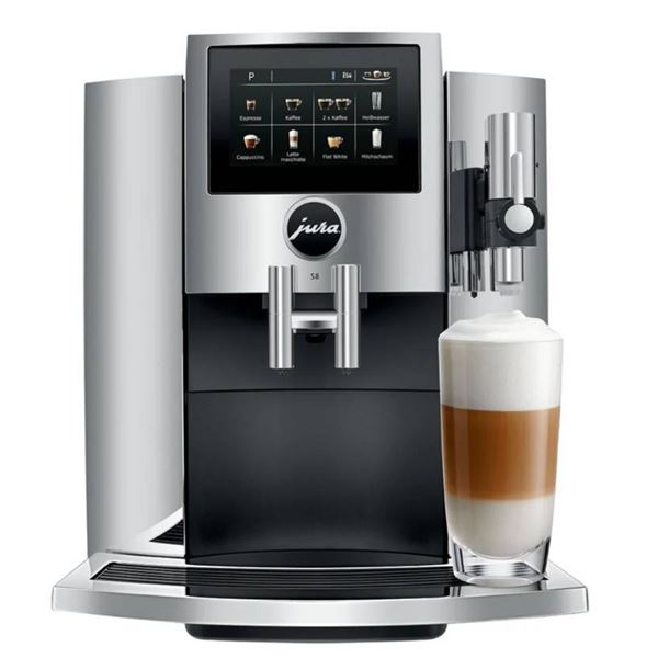 Jura S8 Automatic Coffee Machine in Piano Black