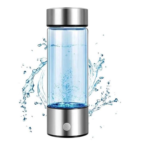 Hydrogen Rich Water Cup, USB Rechargeable Ionized Water Generator,Portable Hydrogen Rich Glass Water
