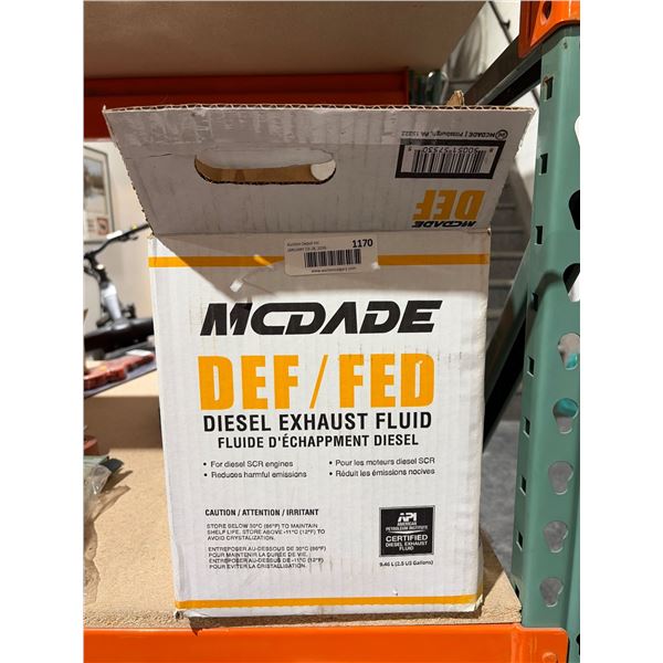 McDade Diesel Exhaust Fluid, 2.5 US Gallons, API Certified