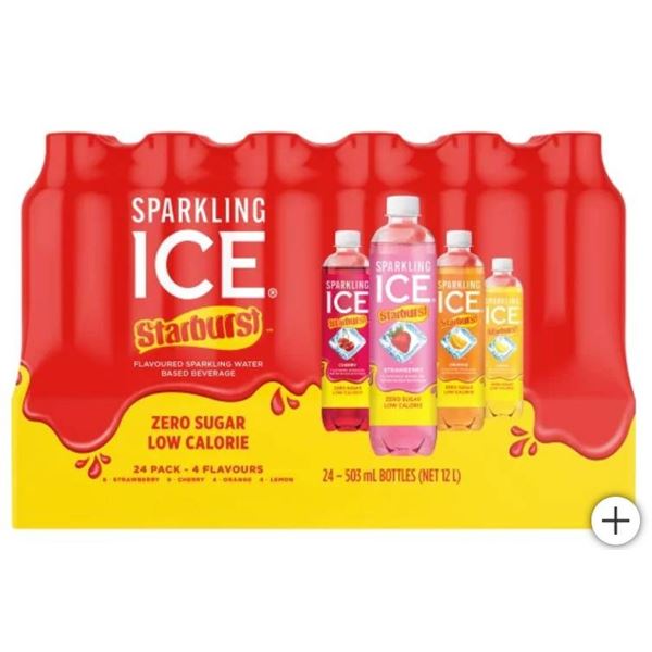 Sparkling Ice Starburst Flavored Sparkling Water 24-Pack