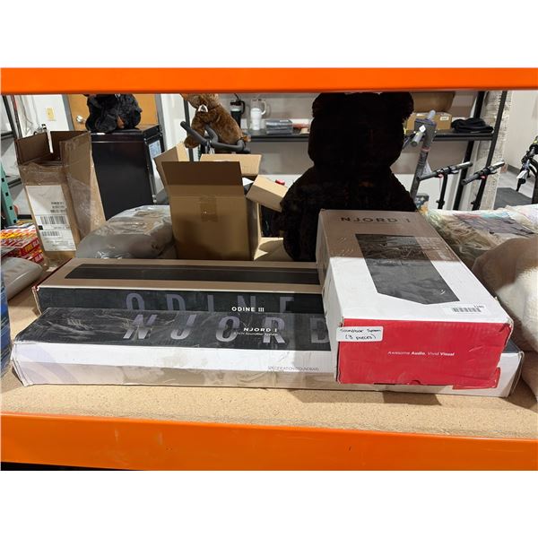Lot of Njord I and Odine III Soundbar Speakers