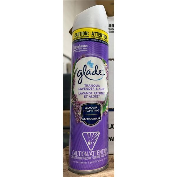 Glade Tranquil Lavender & Aloe Air Freshener 235g, Set of 12