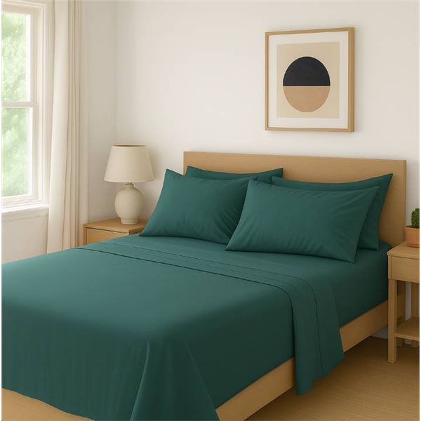 Comfy Bamboo World 4 Piece King Sheet Set – 8000 Cold Series