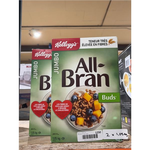 Kellogg’s All-Bran Buds Jumbo 2 x 1.05kg