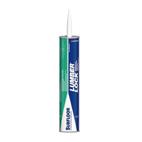 Lot of 6 Lumber Lock Subfloor Adhesive Cartridges