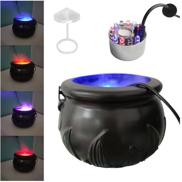HALLOWEEN WITCHES CAULDREN Ultrasonic Atomizer with Lights