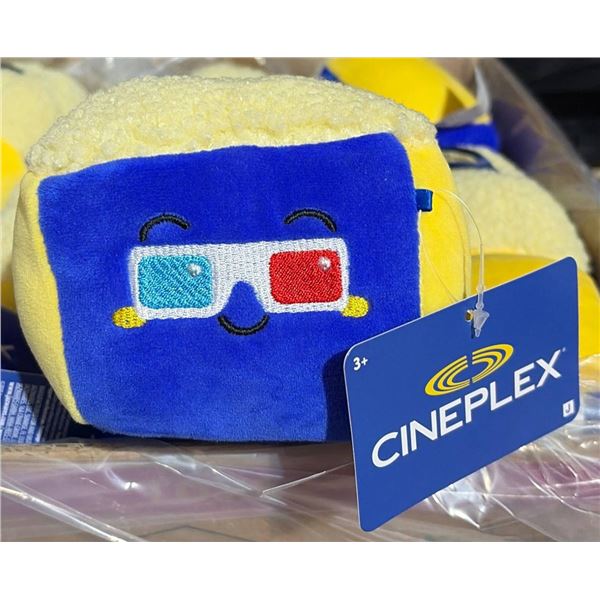Jazwares JPP-1130 Cineplex Popcorn Bucket Ornament Plush Toy, Set of 12