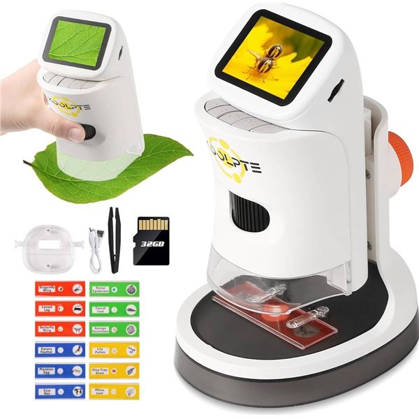 Koolpte Electron Microscope With HD Screen and Image Capture Capabilities