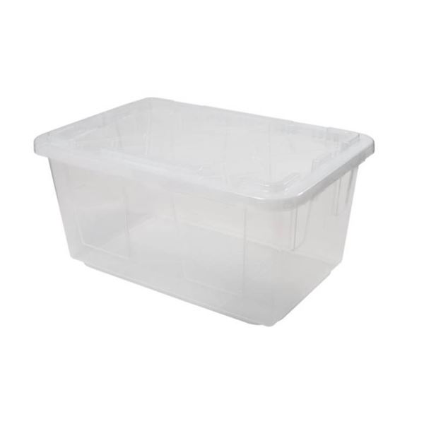 Lot of 11 GreenMade 27-Gallon Clear Storage Bins**NO LIDS**