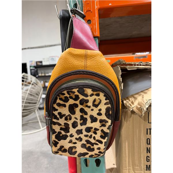 Soruka Sustainable Handcrafted Sling Bag Made of Recycled Leather