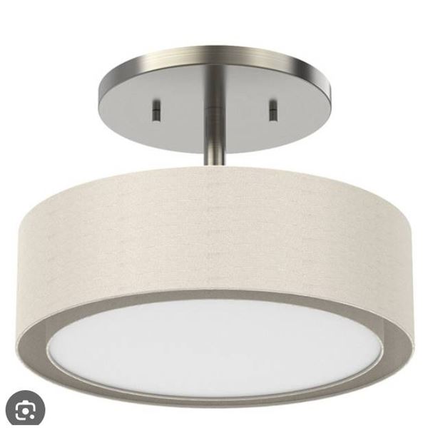 KODA Lights Duo Mount Fabric Drum Ceiling Light