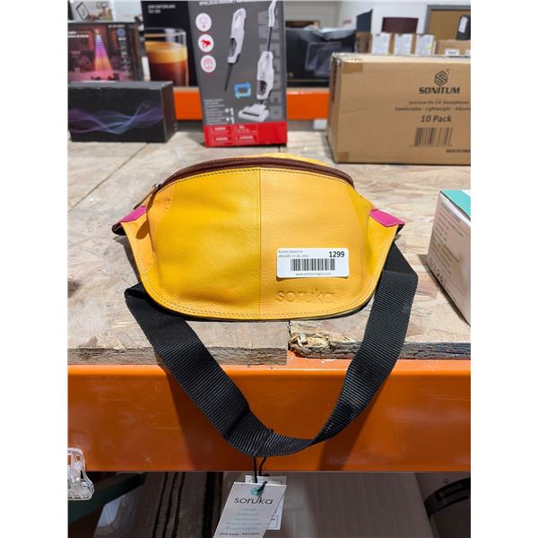 Soruka Sustainable Handcrafted Recycled Leather Bag