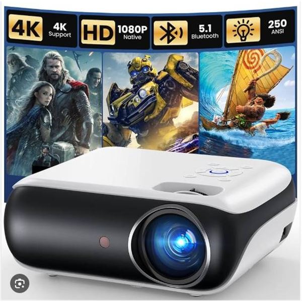 Happrun Model H1 Video Projector with Control Features