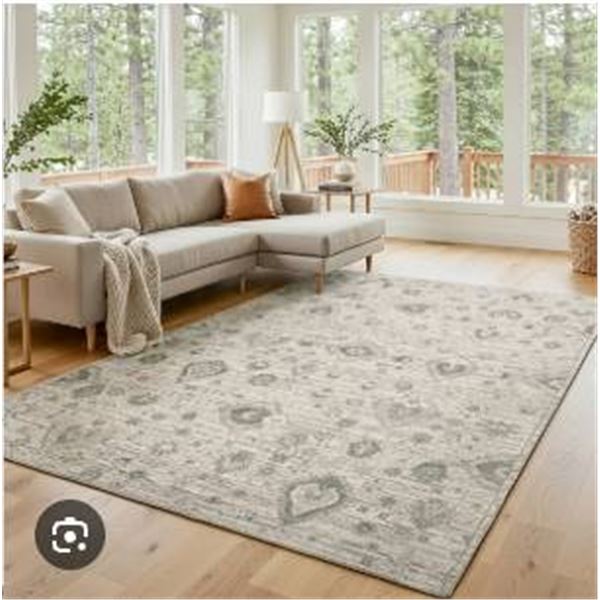 Solaris Area Rug 200 cm x 274 cm Plush Pile Durable Design