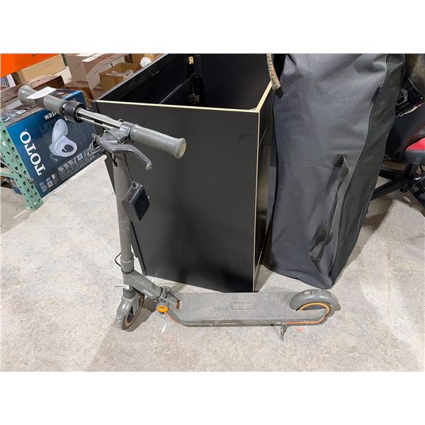 Ninebot Electric Scooter with Visible Wear, Foldable Design ***SOLD AS IS HAS CHARGE CORD***