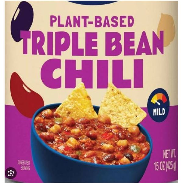 Sprague Cannery Triple Bean Chili 8-Can Pack, 14.9 oz Each