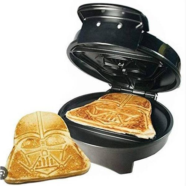 Star Wars Darth Vader Waffle Maker with Non-Stick Plates