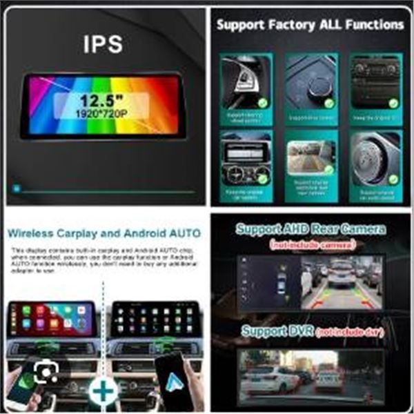 Portable Car Player With Apple CarPlay and Android Auto Compatibility
