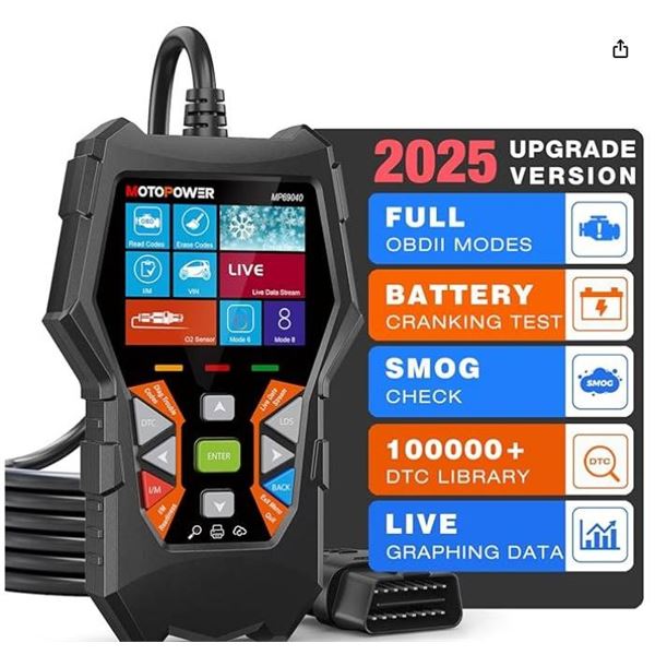 MOTOPOWER MP69040 Professional Code Reader OBDII/EOBD