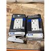 Image 3 : 2 Eaton GFCI Receptacles SGF15 Self-Test White