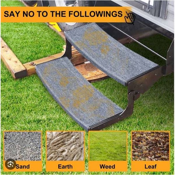 RV Step Covers 3-Pack, 22 x X Inches, Model X0040PI67H