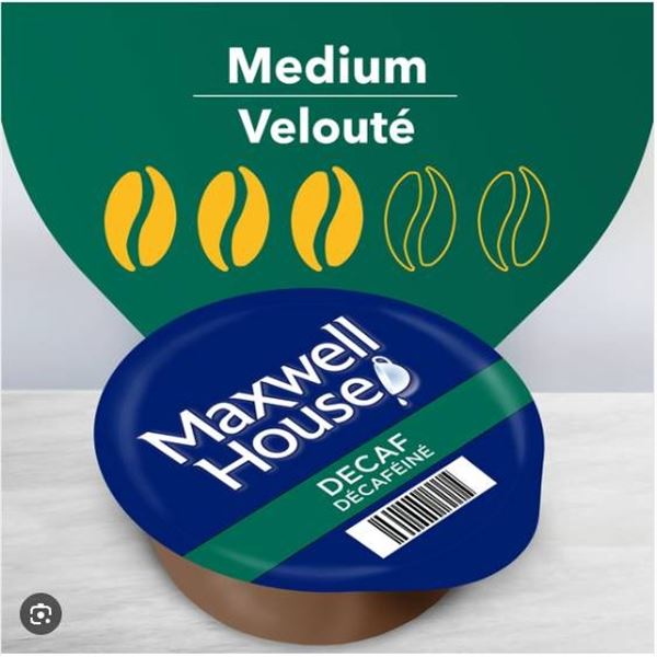 Tassimo Maxwell House Decaf Coffee T Discs, 6 Packs of 14 (110g Each)